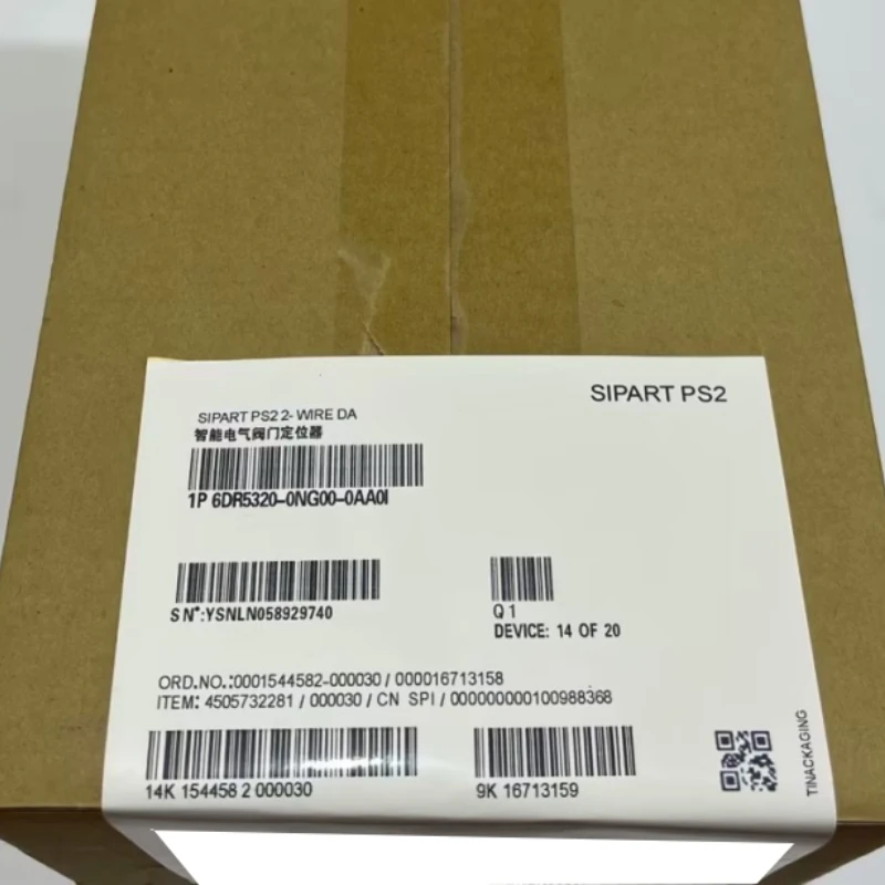 6DR5320-0NG00-0AA0 SMART SIPART PS2 ELECTRICAL POSITIONER 6DR53200NG000AA0 New in Box