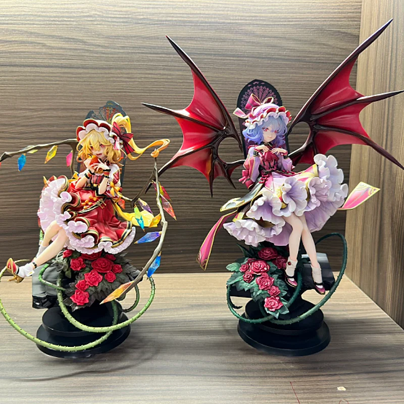 

22cm Touhou Project Flandre Scarlet Vampire Game Girl Figure Pvc Model Statue Collection Mdoel Doll Ornament Toys Birthday Gifts