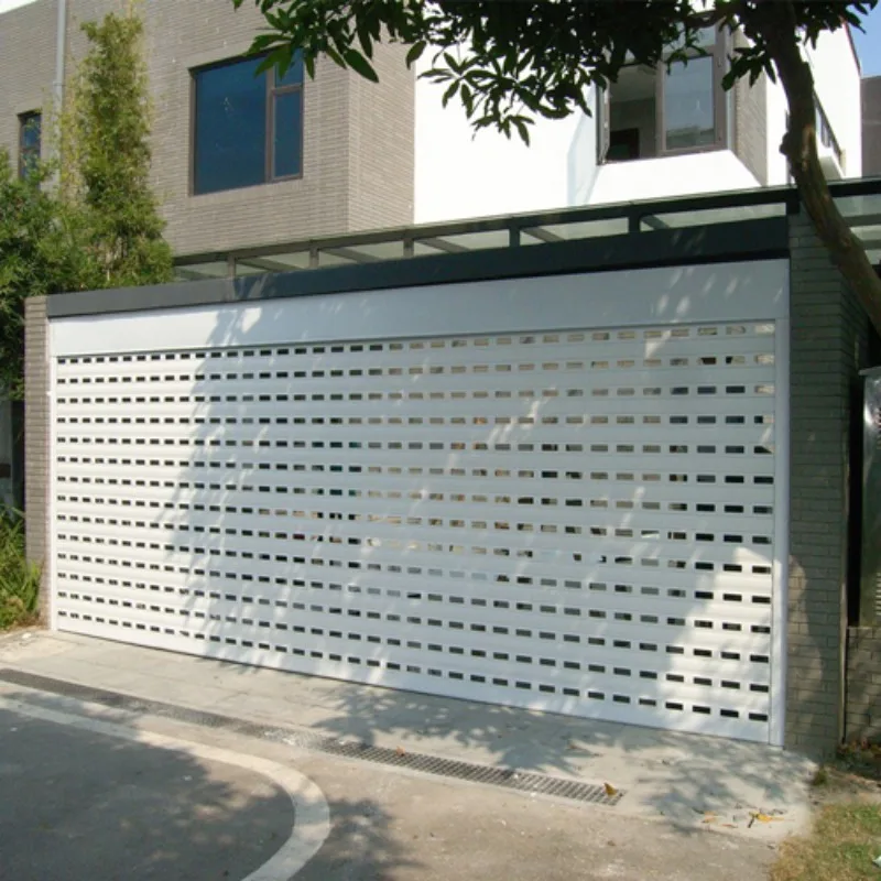 【Hot Sale】Low-maintenance Anti-Theft Modern Perforated/Grill Aluminum Alloy Roller Shutters For Apartment Villa Supermarket Cour