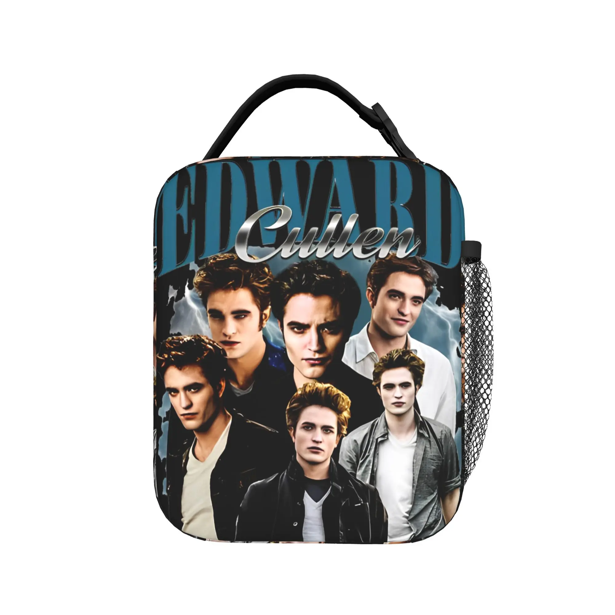 90 Twilight Homage Vintage Cullen Edward Insulated Lunch Bags Thermal Bag Meal Container Charlie Swan Tote Lunch Box Food Bag