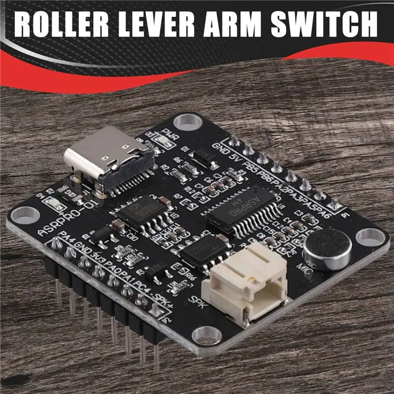 DT39 2X ASR-PRO Development Board 4M Flash Memory Voice Recognition Module Development Board with Pin Header Welded for Smart