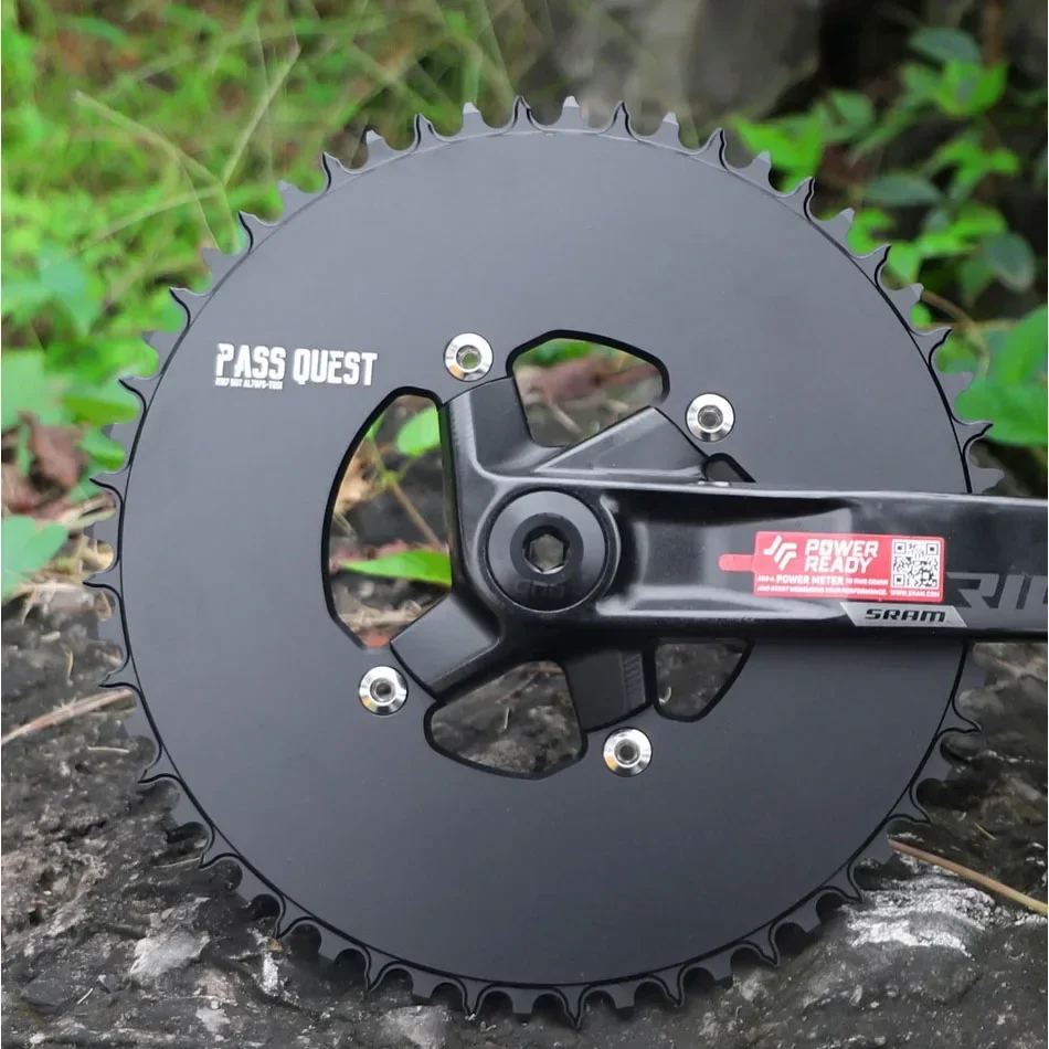 Звездочка PASS QUEST 107 Bcd для Sram Rival 1 дорожное велосипедное кольцо с узкими широкими зубьями Aero Crown Axs 12-скоростная звездочка