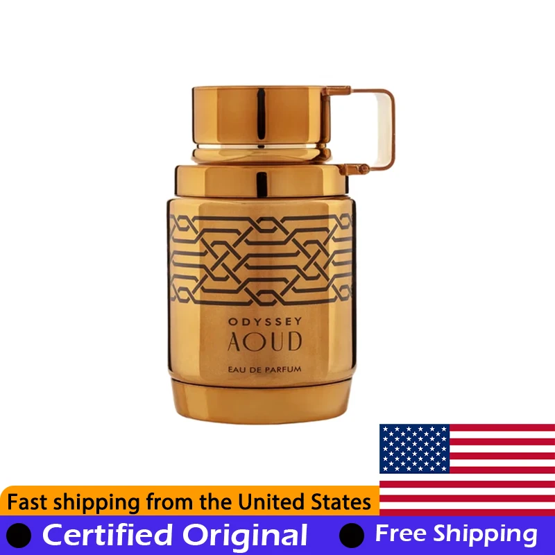 

Armaf Odyssey Aoud Eau de Parfum 3.4 Ounce Original Arab Perfumes Luxury Lasting Woody Spicy Pheromones Cologne Perfume 100 ML
