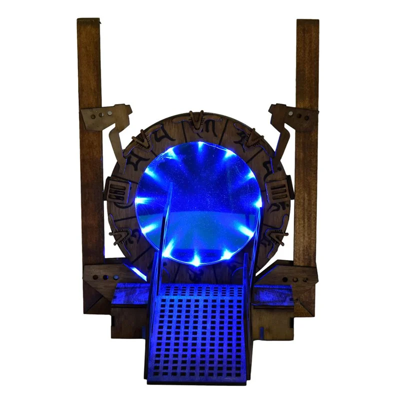 

J1UL1N Stargates Bookend Galaxy Gate Bookends Creatives Cross-Border Time Tunnel Magical Portal Bookends For Office Book Shelf