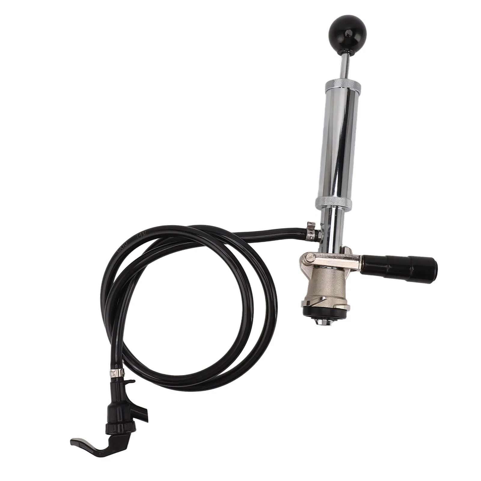 

4-дюймовый насос для бочонка пива, система D, хромированное железо, простое управление, плотно уплотнительный кран для бочонка со шлангом для крана для вечеринок, пикников, мероприятий