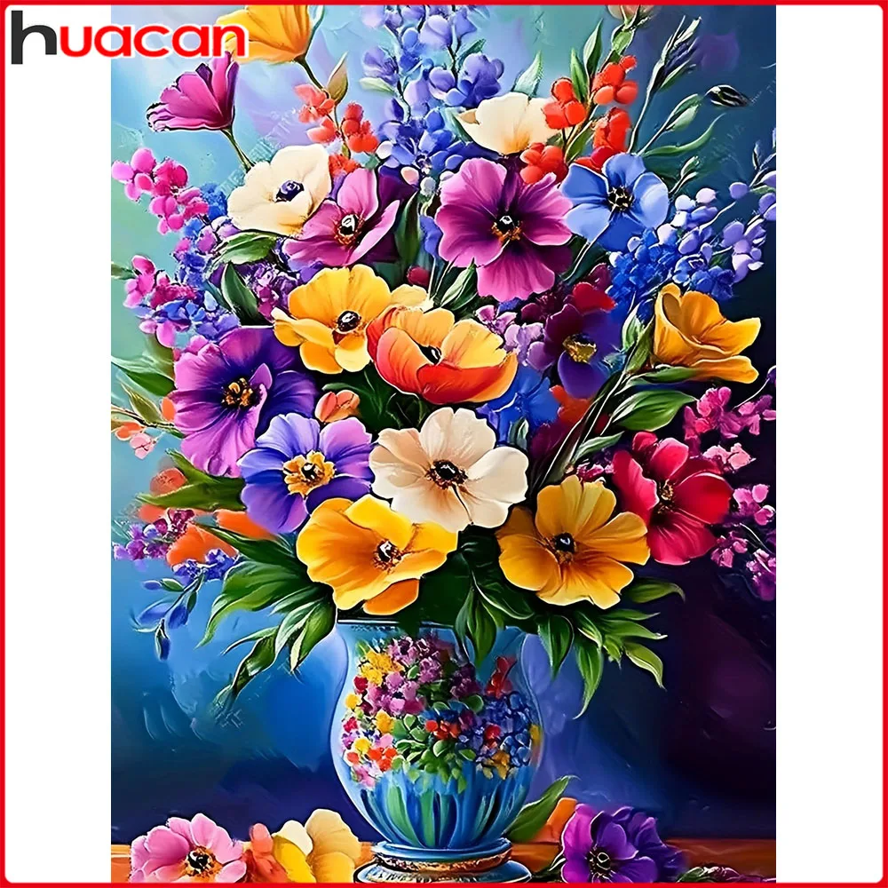 Huacan New Arrivals 2026 Diamond Painting Daisy Flower Vase Diamond Mosaic Complete Kit Craft kit