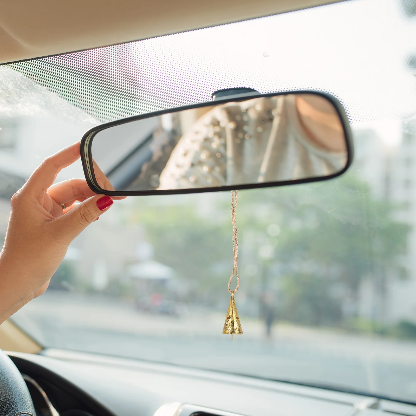 

2Pcs Vintage Hollow Hanging Bells Rustic Metal Cow Bells Circular Cone Pendant Decor Cow Bell Ornaments Hanging Bell