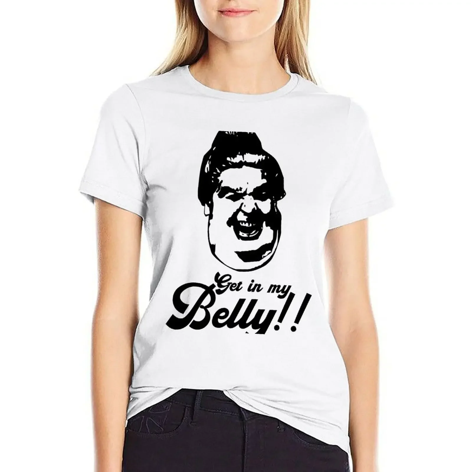 

Fat Bastard Get In My Belly - Austin Powers - Mike Myers - Comedy T-shirt Blouse tees oversized T-shirt Women