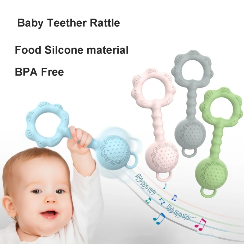 

77HD Baby Teether Newborn Infant Toddlers Educational Toy Nursing Teether Pacifier