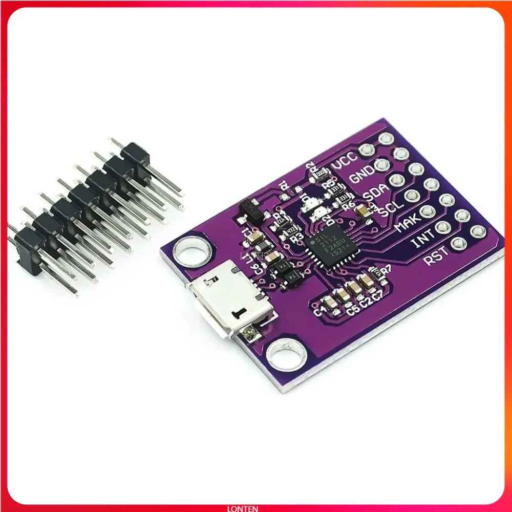 

MCU-2112 Плата отладки CP2112 Оценочная плата модуля связи USB к I2C LT-CK0023