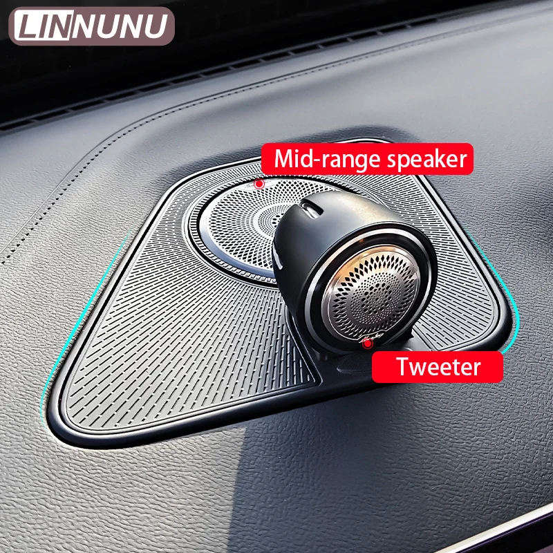 Car Center Console Dashboard Speaker Audio for Geely Galaxy L7 2025 2026 Mid High Notes Tweeter Horn Auto Interior Accessories