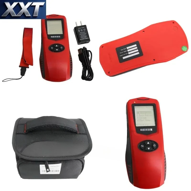 XXT 2026 Hot Sell All-in-one Steel Bar Inspection Meter Portable Concrete Reinforcement Locator Diameter Measuring Device 6-50mm