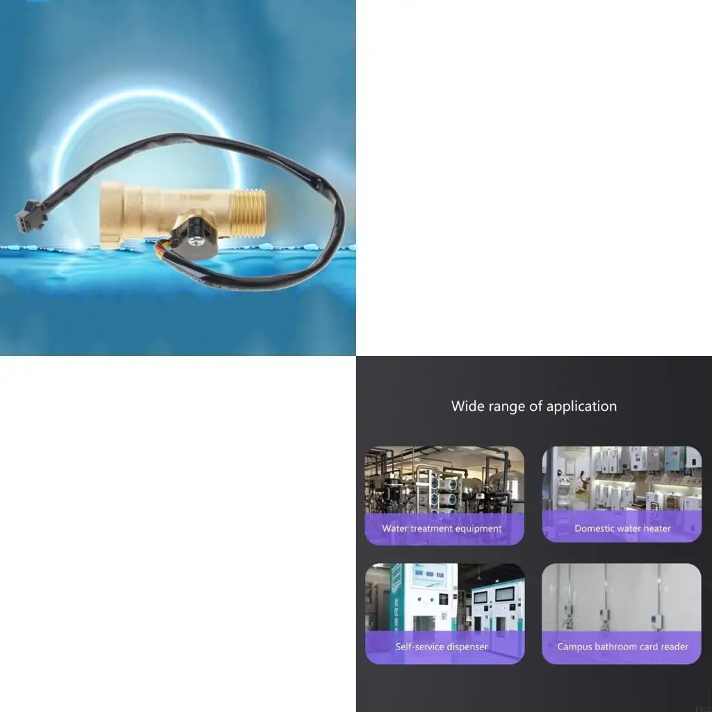 

P82E Reliable Brass Water Flows Sensors Water Heater Sensors Replacement Water Flows Detection Upgrades for Water Heater
