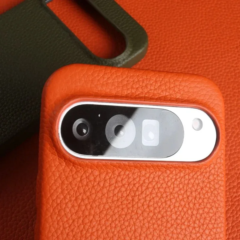 Luxury Magnetic Genuine Leather Case For Google Pixel Pixel 10 pro Xl/10 pro/10/9 Pro XL/9Pro Premium Real Leather Hard Cover - view 3