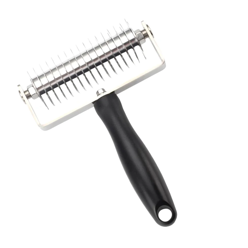 Coupe-pâte à treillis, outil de cuisson, Gadget de cuisine, rouleau à pâtisserie en plastique en acier inoxydable, tarte, biscuits, Pizza, rouleau à treillis pour pâte, 1 pièces