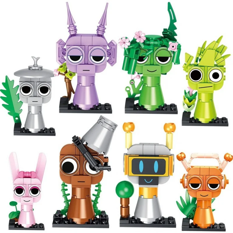 

Rhythm Chess Blocks Set with 8 Figures:Orun/Robot/Vine Hair Sister/Brood/Clark/Lem/Depler/Pinky