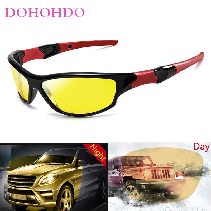 

Luxury Brand Design Yellow Lens Driver Protection Night Vision Goggles Driving Anti-Glare Polarized Sunglasses Lentes Очки UV400