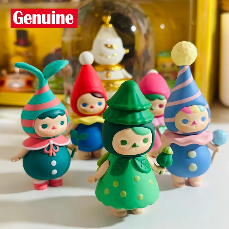 

New Original Blind Box Pucky Second Generation Of The Mysterious Box Doll Desktop Ornament Collection Toys Child Birthday Gifts