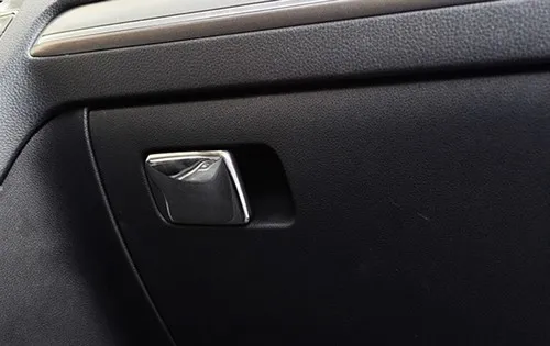 

Stainless Steel Chrome Glove Box Latch Decor For Volkswagen For VW Golf MK7