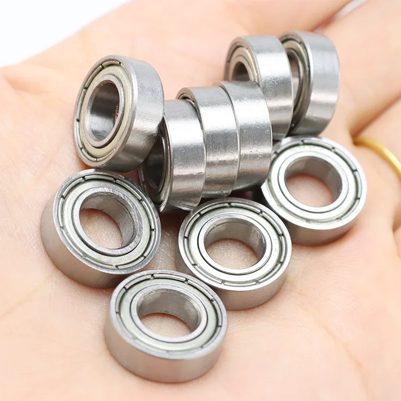 10 Stück Miniaturkugellager 3x7x3 3x8x4 4x8x3 5x8x2 5x10x4 8x22x7 608zz 2Z für Fahrrad RC Auto Spielzeug Hochgeschwindigkeitsstille kleine Lager