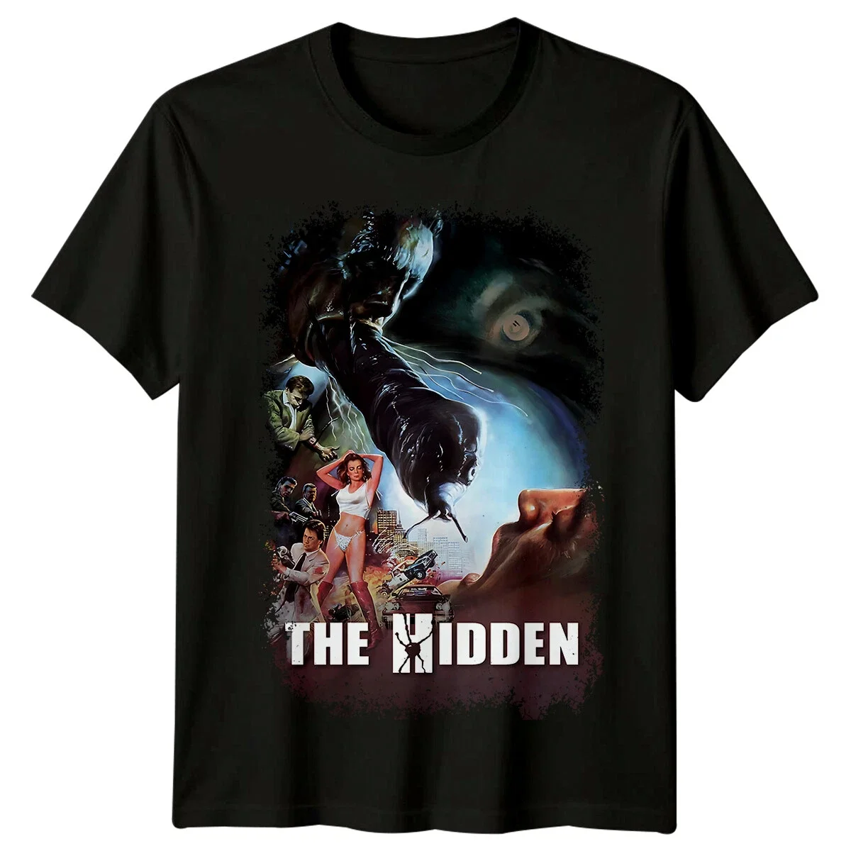 The Hidden (1987) Movie Poster Inspired T-Shirt Retro 80s Tee Unisex