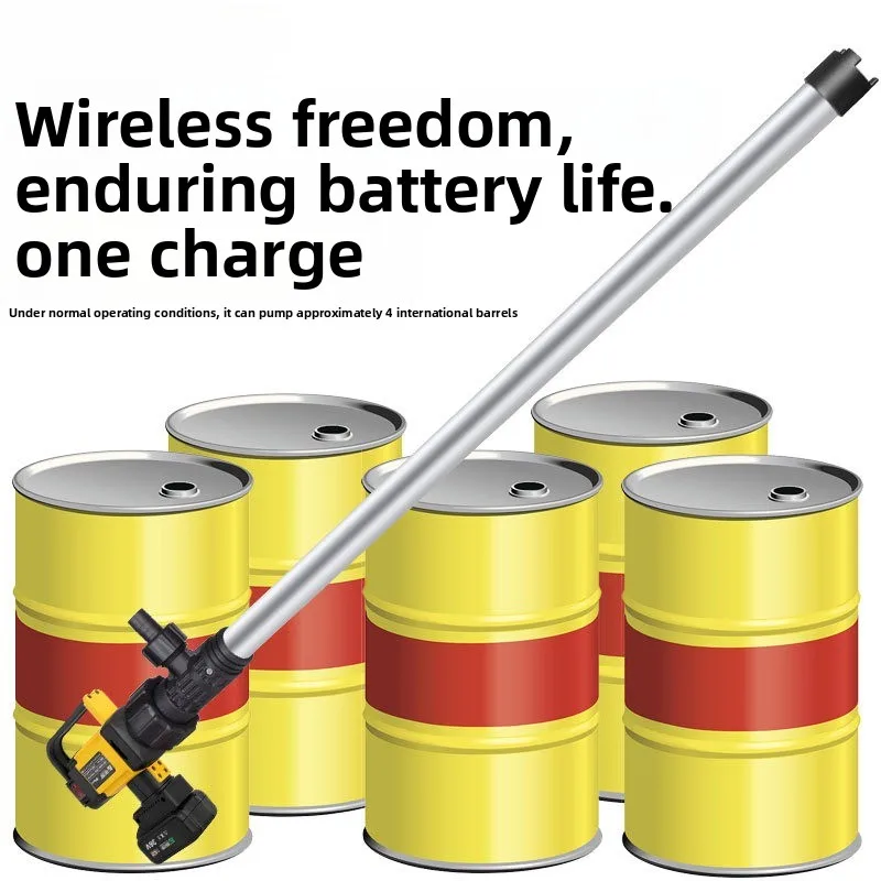 Electric Suction Pump Wireless Lithium Battery Fuel Pump for Diesel Refueling