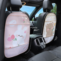 1PC Anti-Child-Kick Pad Car Seat Back Cover Protector for Kids Cartoon Auto Anti Kick Mat with Bag Waterproof Anti Kick Pad