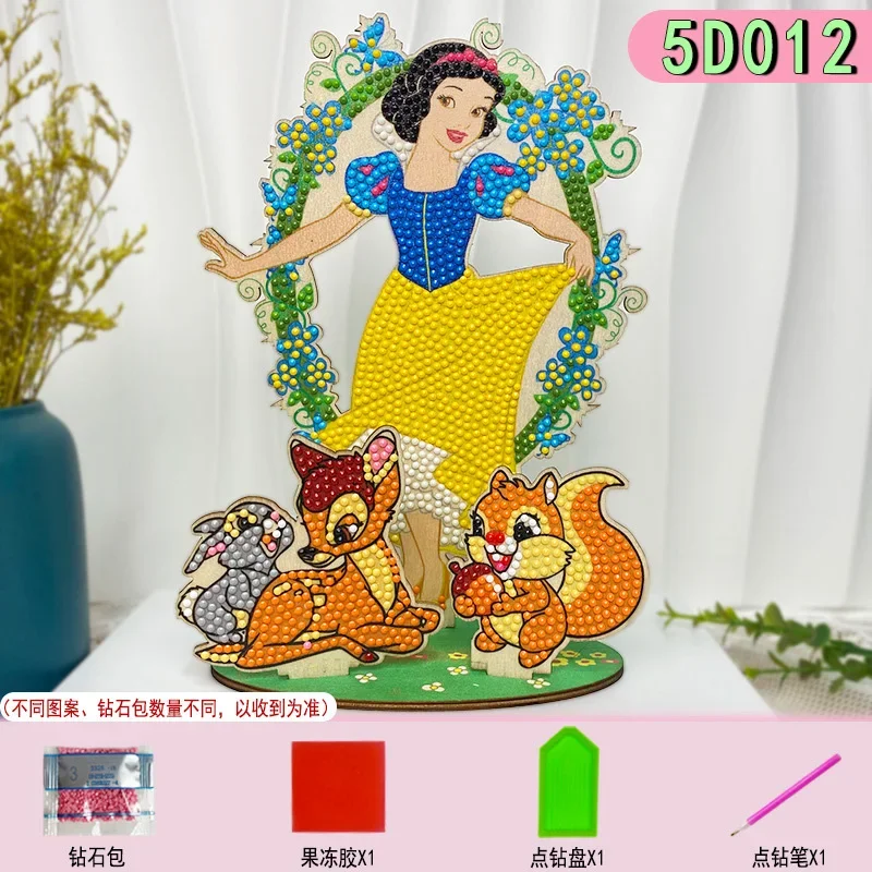 ディズニーの新しい 5D クリスタルダイヤモンド装飾絵画、子供の手作り DIY ミッキーマウスとスティッチ漫画のおもちゃ、誕生日プレゼント