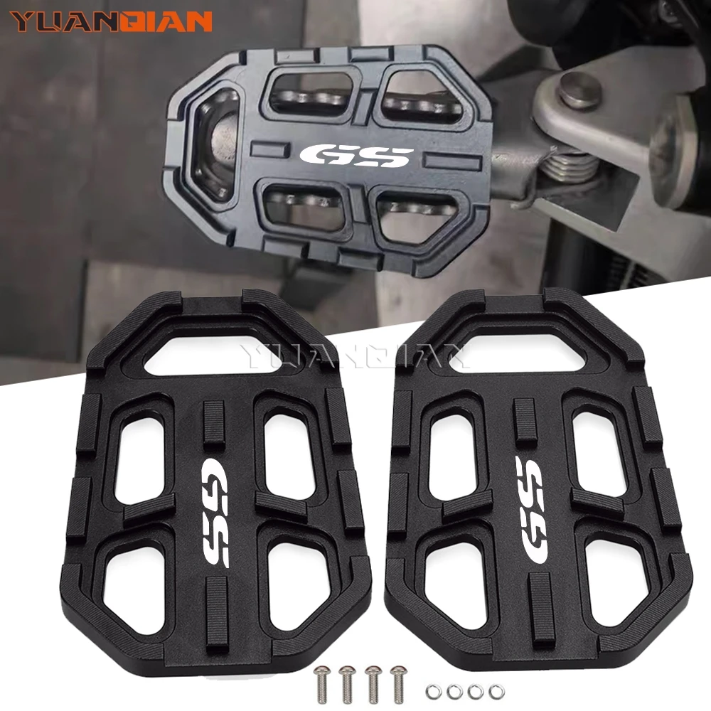 

For BMW R1200GS R 1200 GS 2013 2014 2015 2016 2017 2018 Motorcycle Billet Wide Foot Pegs Pedals Scrambler Rest Footpegs R1200 GS