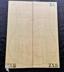 1SET AAAAA Claw Pattern Sitka Spruce Solid Wood Guitar Panel Guitar Making Material Guitar Maintenance Material 540*220*4.5mm