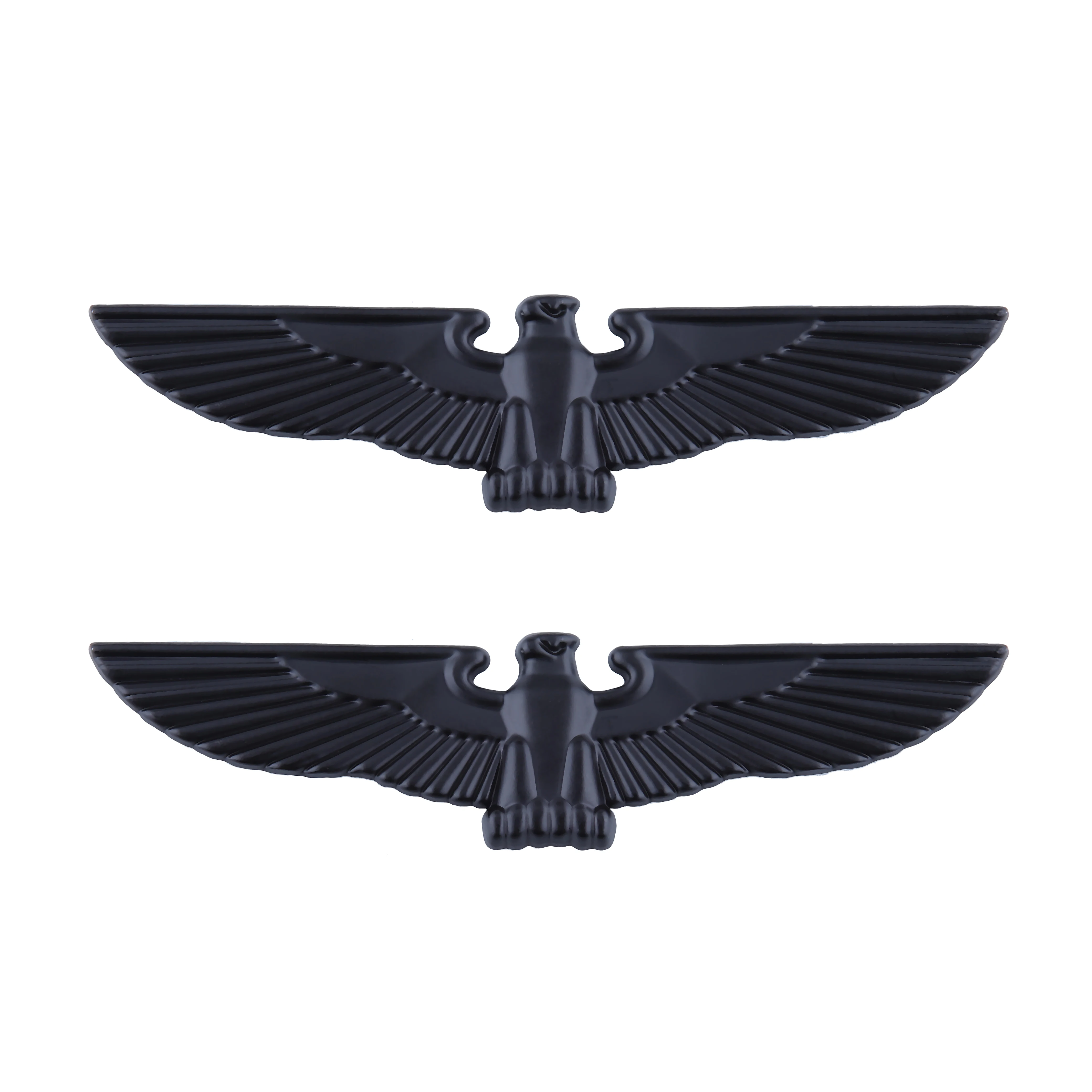 2Pcs bird totem car logos with advanced 3D metal wings - high-end creative metal stickers suitable for BMW F30 and various cars