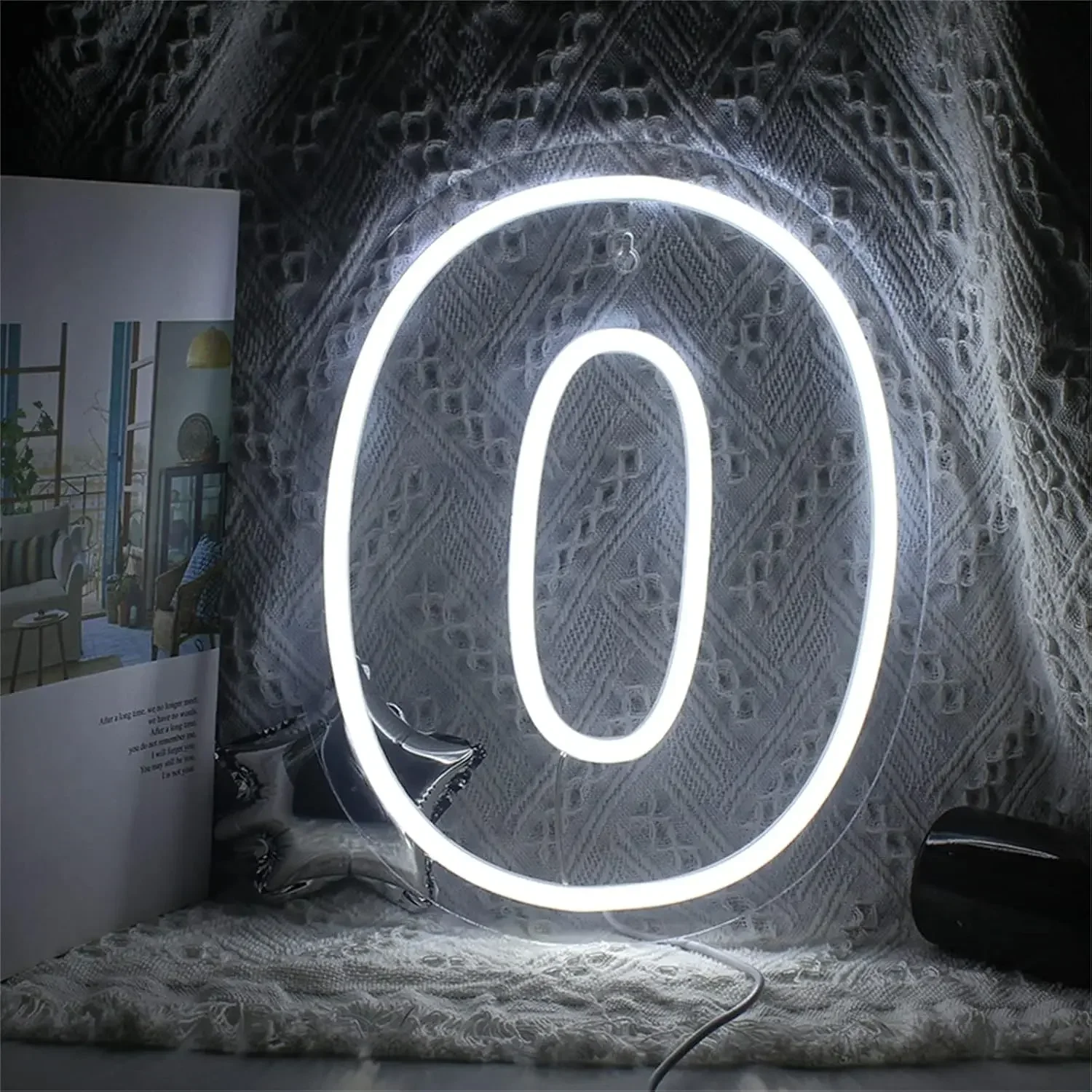 

Numbers Neon Sign 0 To 9 Neon Light Sign USB Wall Decor Light For Room Christmas Party Wedding Living Room Birthday Decorative