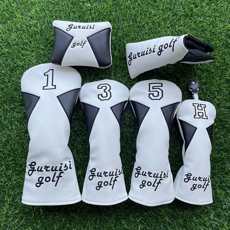 Individuality Golf club cover wood cover Wings  Golf club shaft fairway wood cover Golf club head Protective Cover