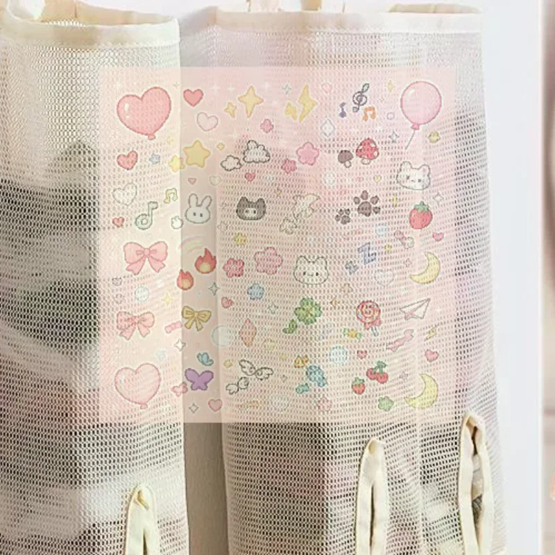 Hanging Mesh Storage Bag Underwear Sock Organizer Visible Breathable Washable For Wardrobe Bedroom Dorm Home Organization