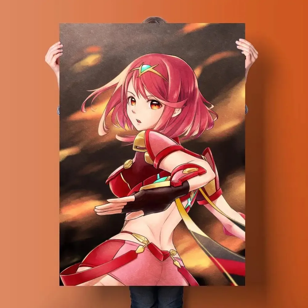 Xenoblade Chronicles 2 Anime Canvas Art Mural Images Printing Modern Home Bedroom Decoration