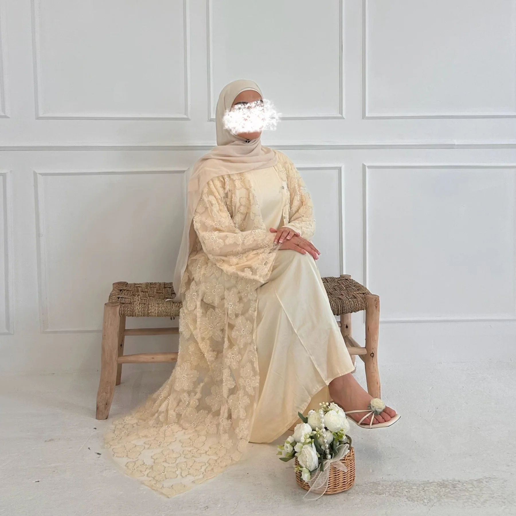 دبي عباية مطرزة كيمونو سترة المرأة مسلم الحجاب فستان تركيا قفطان رمضان عيد كيبيا قفطان ماروكين فام رداء ثوب