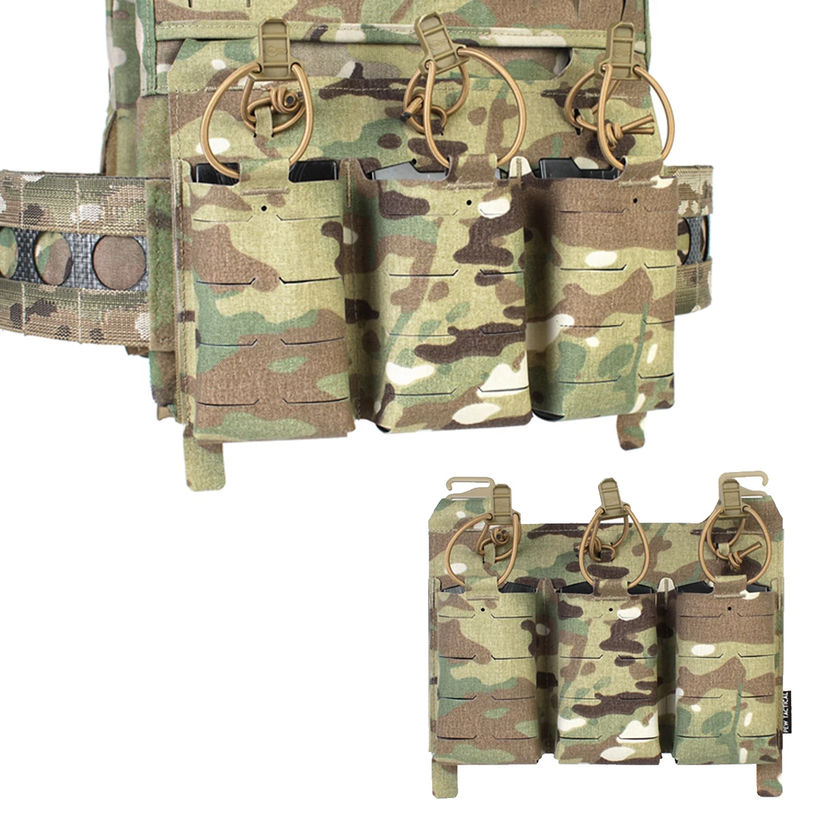 حقيبة تكتيكية 5.56 ماج، حامل ثلاثي ماج، مناسبة لإطلاق النار الادسنس والصيد والدعائم الأفلام والتلفزيونية، إلخ #6