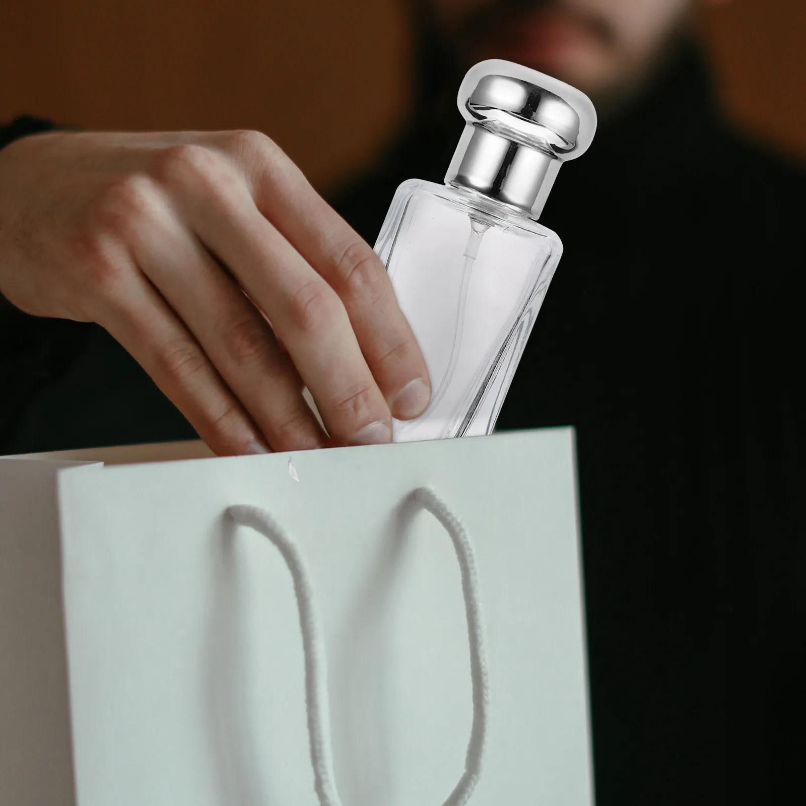2Pcs Mushroom Head Perfume Bottles Refillable Glass 25Ml Spray Bottles Travel Portable Mist Perfume Sprayers Leakproof