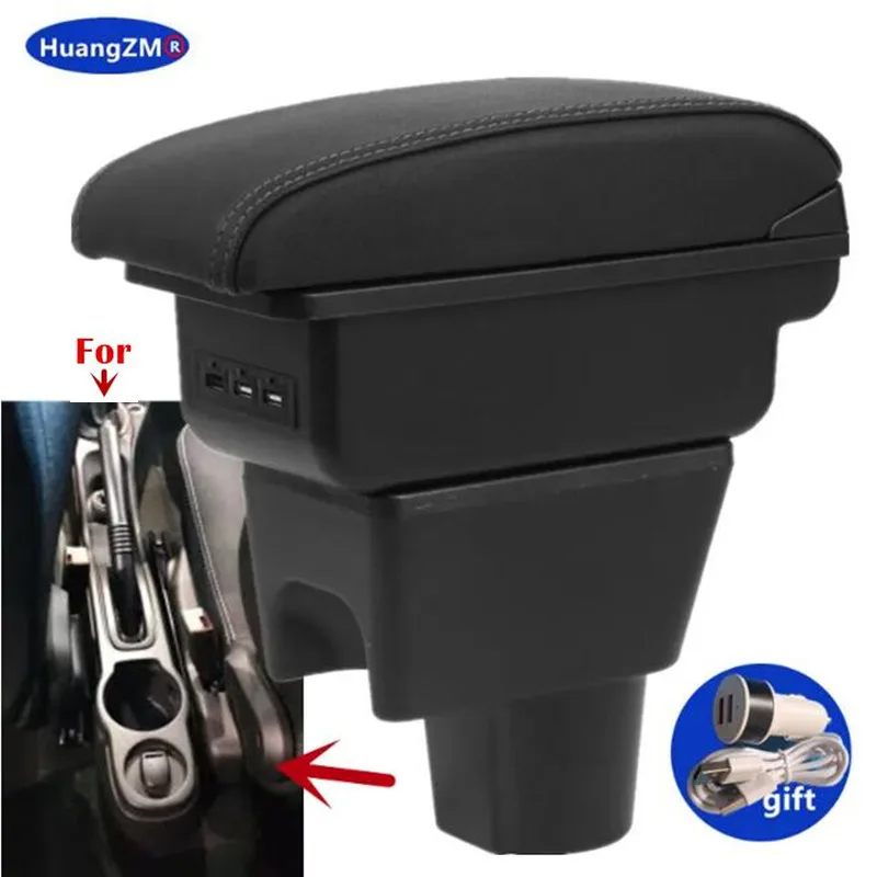 For Renault Duster Armrest For Nissan Terrano 3 Dacia Duster Oroc Car Armrest Box 2010-2018 Storage Box Parts Car Accessories