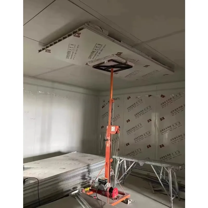 Wielofunkcyjny dźwig sufitowy do podnoszenia drzwi rolowanych, instalacji HVAC, rur pożarowych, szkła, wysokość podnoszenia 3/4/6M