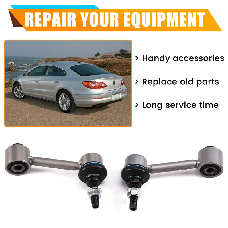 

Надежная 1 пара задних стабилизаторов, шаровая головка стержня балансировки 1K0505465K, 1KD505465 для VW Tiguan Passat JETTA GOLF FOX