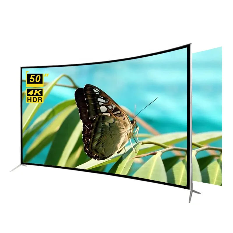 

Advanced Customization STLF ZJW Guangzhou China Factory Big Screen Smart TV 4K Ultra HD LED 50 Inch Curved Smart TV