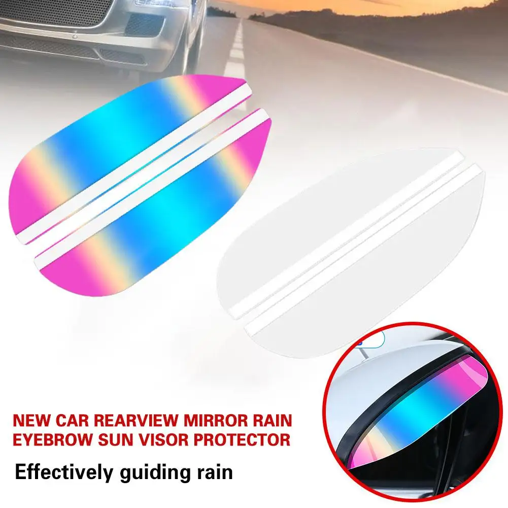 Espejo retrovisor Universal para coche, Protector de cejas para lluvia, I6G5, 1 par