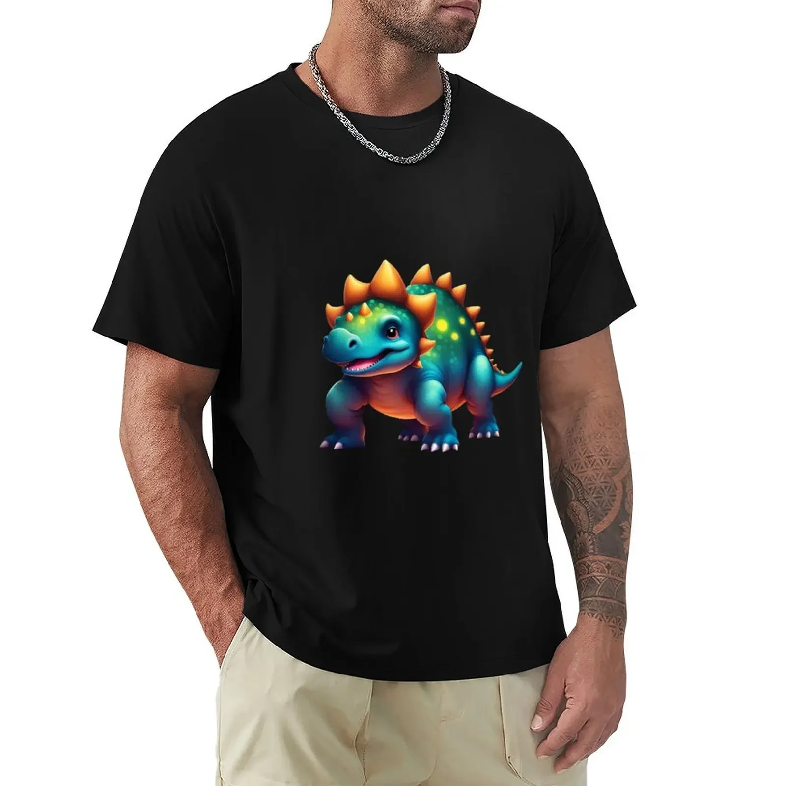 

Stegaysaurus T-Shirt summer clothes man t shirt mens vintage t shirts
