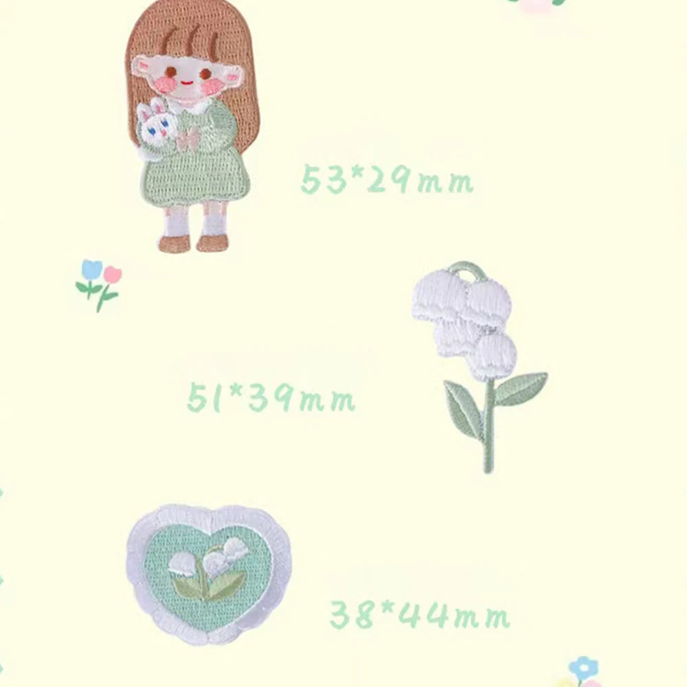 

1 шт., наклейки из ткани с вышивкой