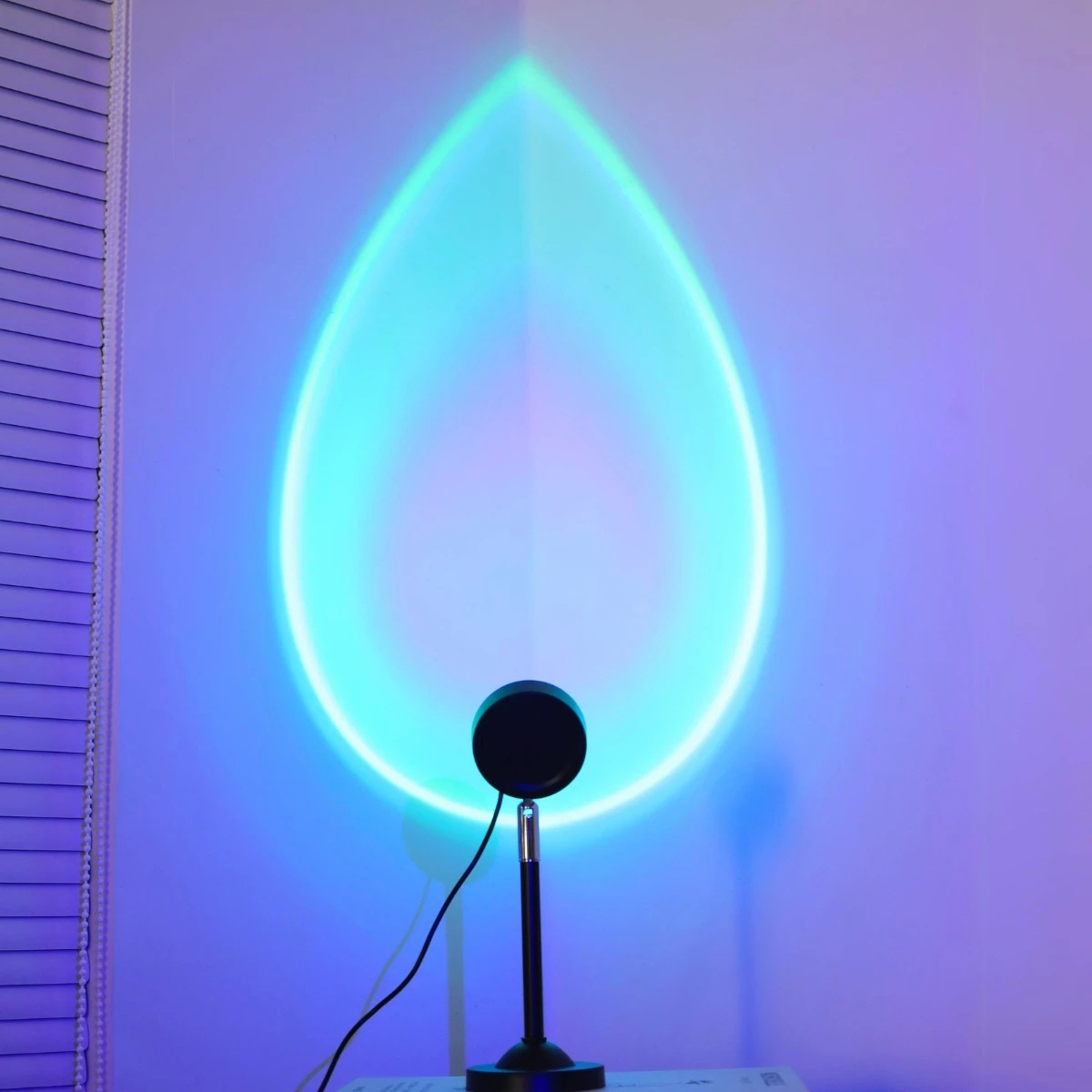 Sunset Projection Light Remote Control 16 Color Atmosphere Night Light for Bedroom Decoration Background Wall Photography Props