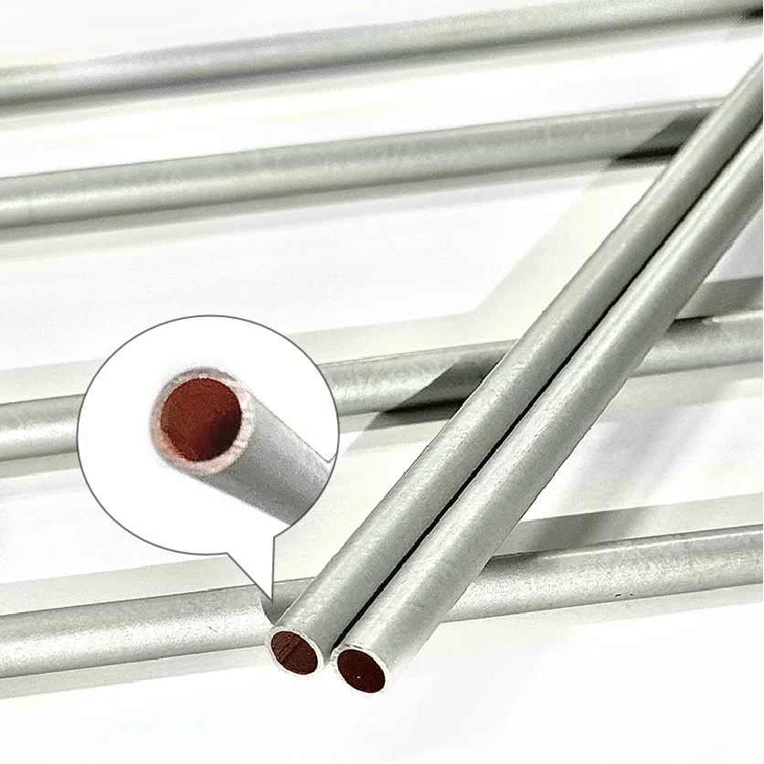 7Mm * 0.7mm Galfan Coated Copper Plated Welded Carbon Steel Pipe For Automotive Sunroof