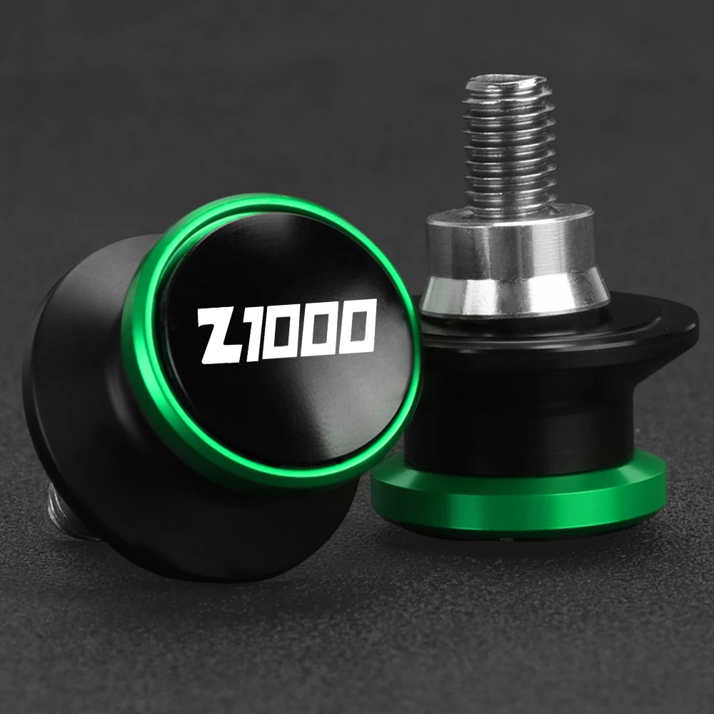 Motorcycle FOR Kawasaki Z1000 Z 1000 2003-2019 2018 2017 2016 2015 2014 2013 8MM Swingarm Spools Rear Stand Screws Sliders 2024