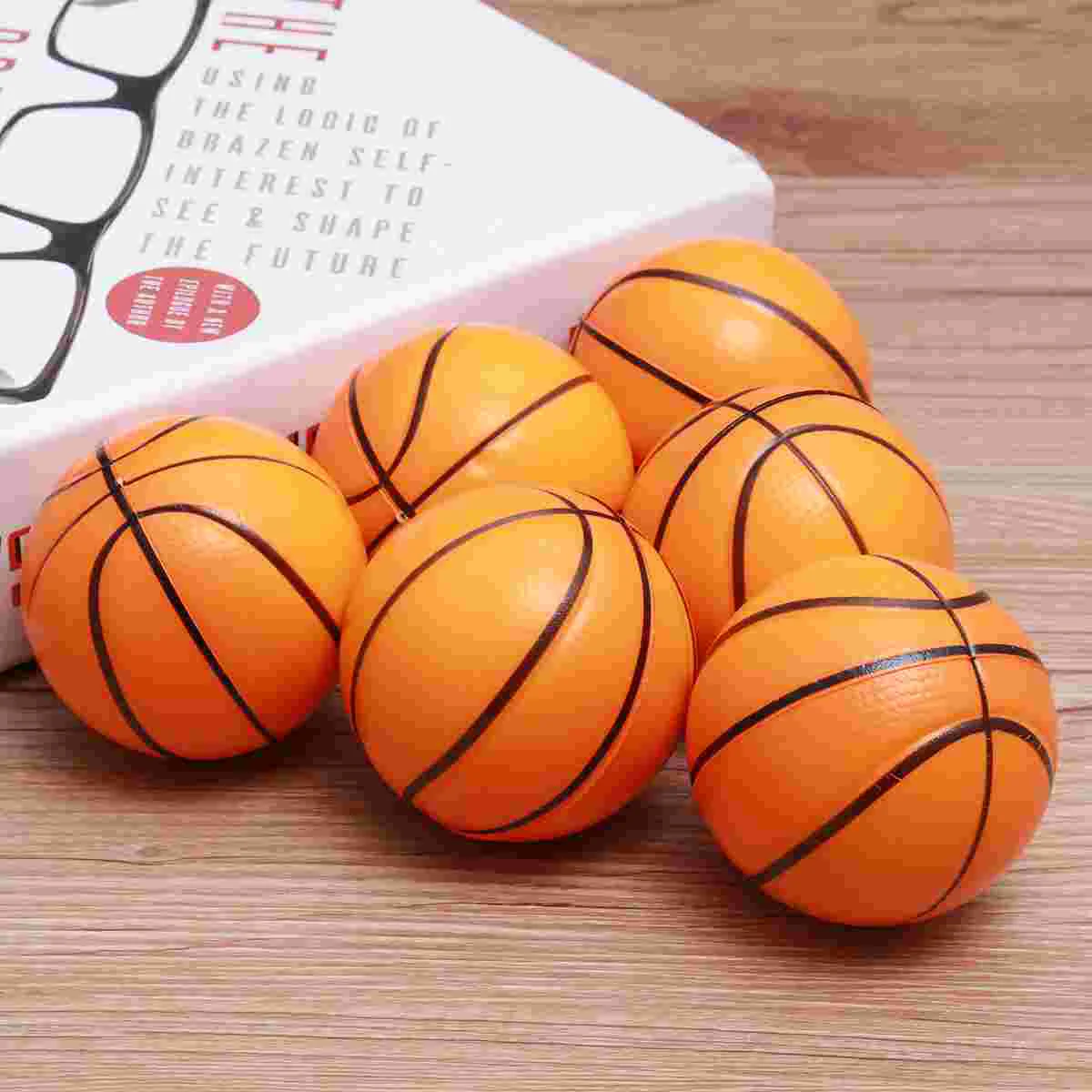 10 PCS Toy Toys Squeeze Balls Pu Basketball Favor Stress Mini Sports Basketballs