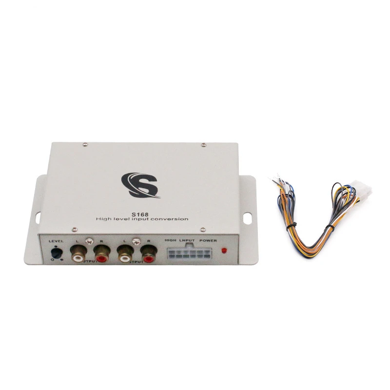 High Frequency To Low Frequency Audio Converter For The Modification Of New High To Low Two In Four Out Car Audio System